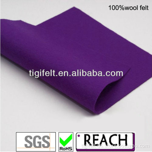 colourful wool felt for craft violet colour 1mm,2mm,3mm